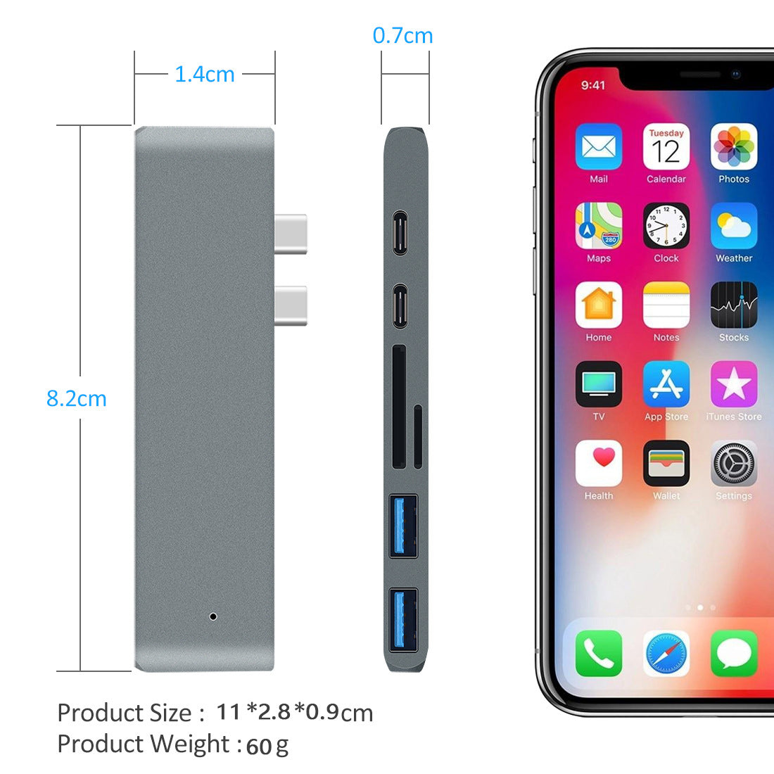 Macstension | 7-in-1 MacBook Hub